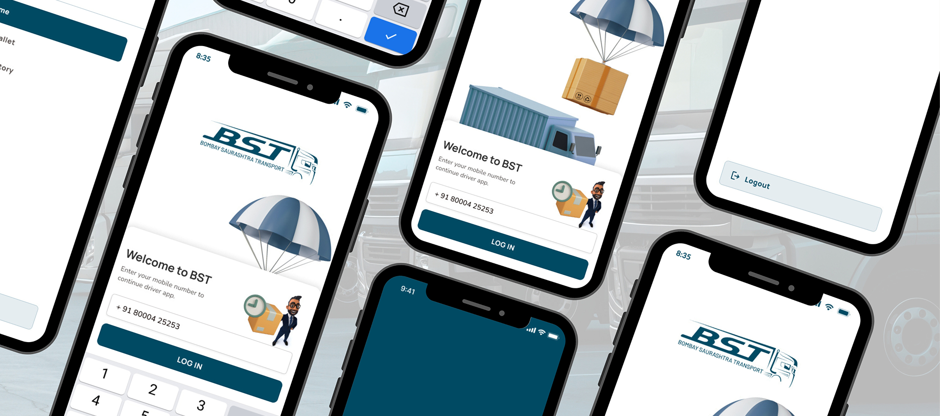 Sameer Mobile app dashboard showcasing buying and selling features